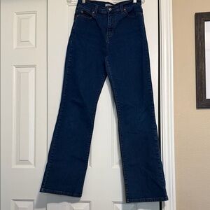 Levi's Women's Straight-Leg Jeans in Deep Indigo Blue 512